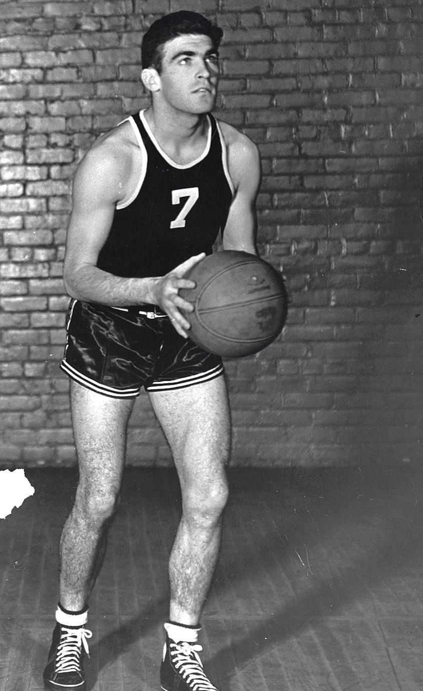 Robert Donnally with basketball